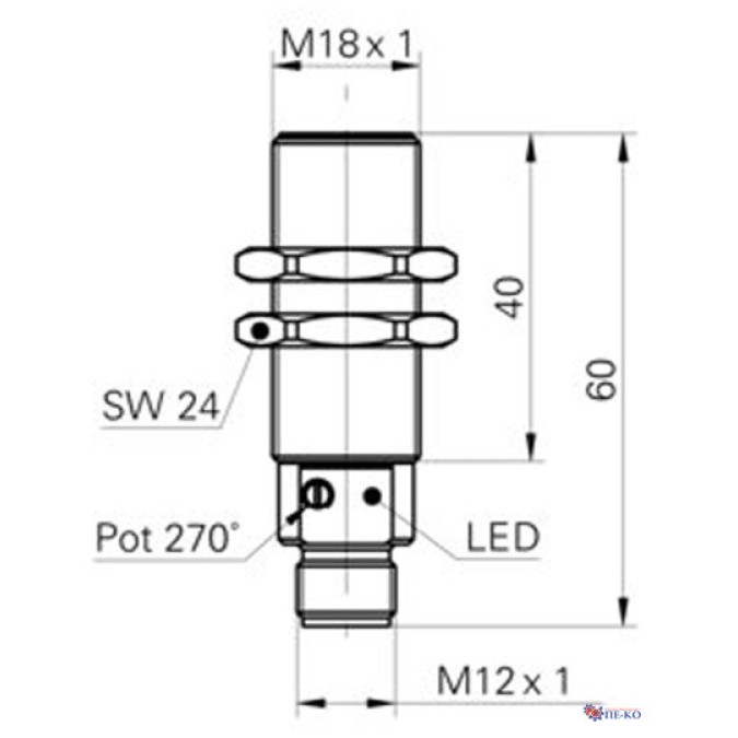 Оптоволоконний датчик Baumer FZAM 18N1150/S14