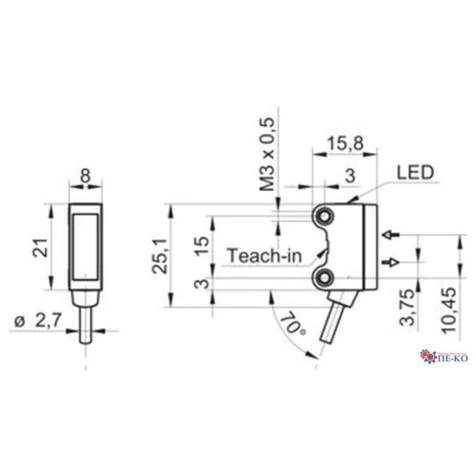 Оптичний датчик Baumer O200.SP.T-PV1T.72CV/H006