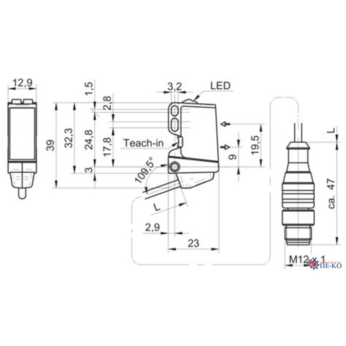 Оптичний датчик Baumer O300.GP-PV1T.72OU