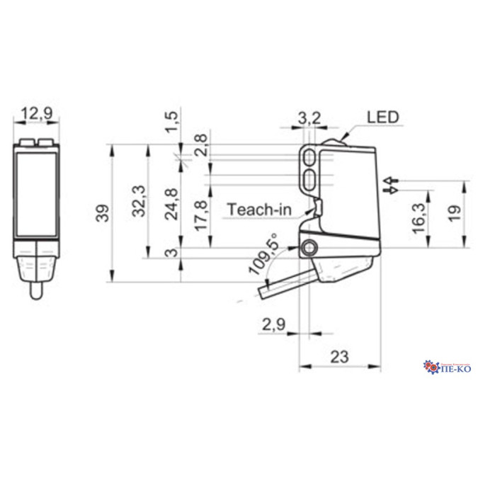 Оптичний датчик Baumer O300.RL-GW1J.72CU