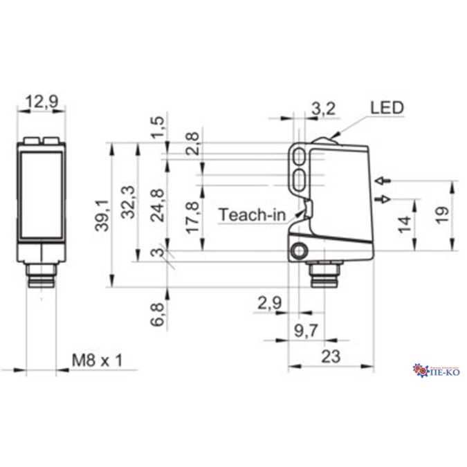 Оптичний датчик Baumer O300.RP-NV1T.72N
