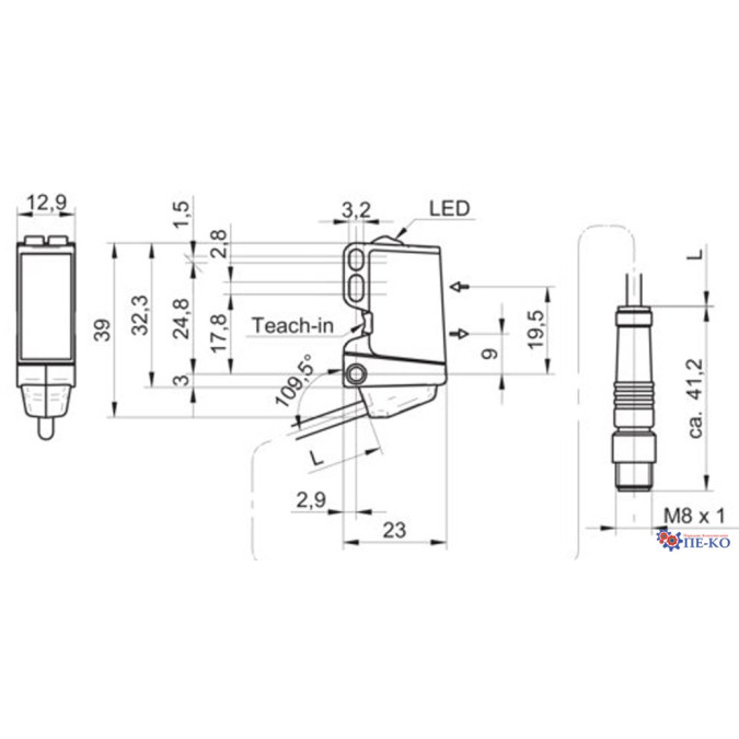 Оптичний датчик Baumer O300.SP-GW1B.72NU