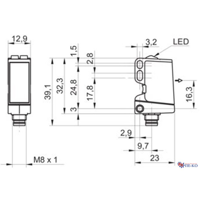 Оптичний датчик Baumer O300.TL-ZZZZ.72N