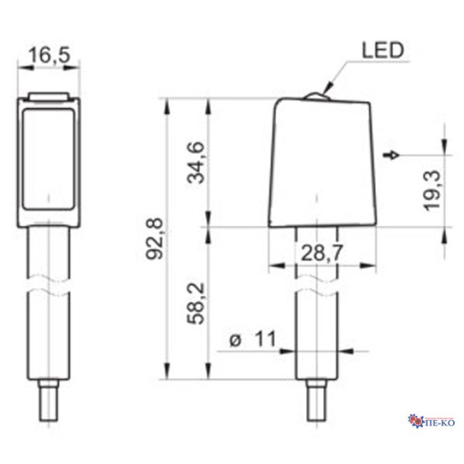 Оптичний датчик Baumer O300H.TL-ZZZZ.PVCV
