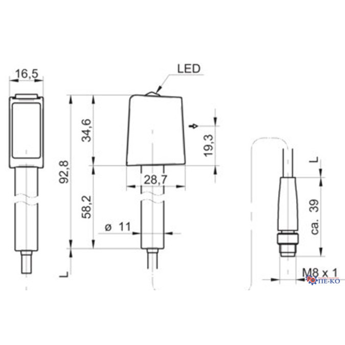 Оптичний датчик Baumer O300H.TL-ZZZZ.PVNV