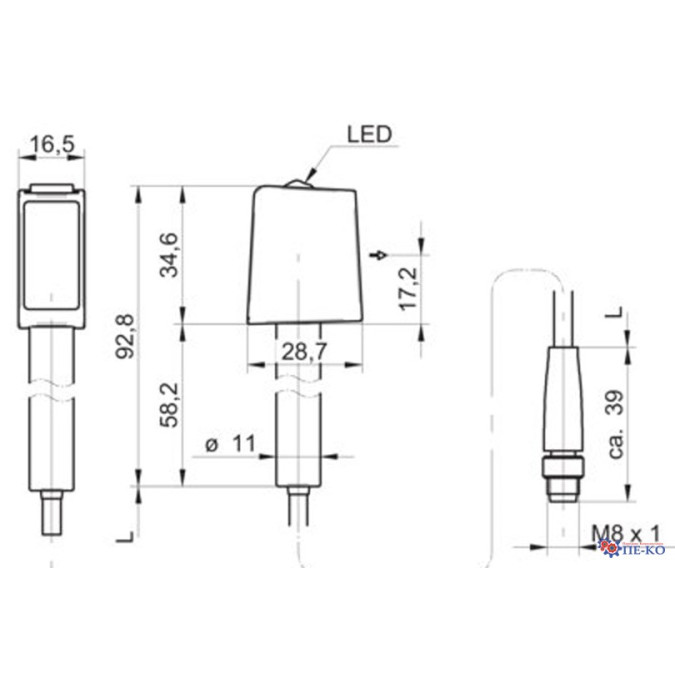 Оптичний датчик Baumer O300H.TR-ZZZZ.PVNV