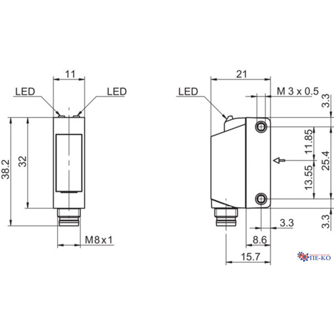 Оптичний датчик Baumer O330.EP-PDPVZ.72N/H006