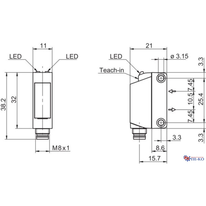 Оптичний датчик Baumer O330.GP-NLNVT.72N/T003