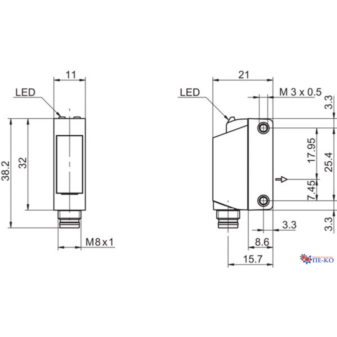Оптичний датчик Baumer O330.TP-ZZZZZ.72N/H006