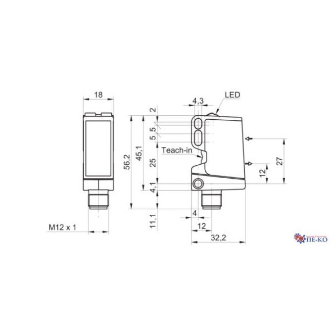 Датчик відстані Baumer O500.DP.2-GLUBJ.72F
