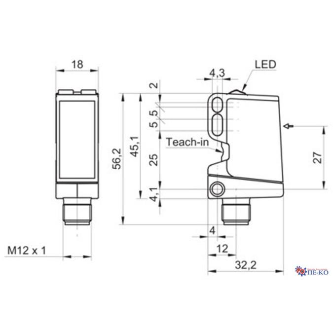 Оптичний датчик Baumer O500.ER-GW1B.72O