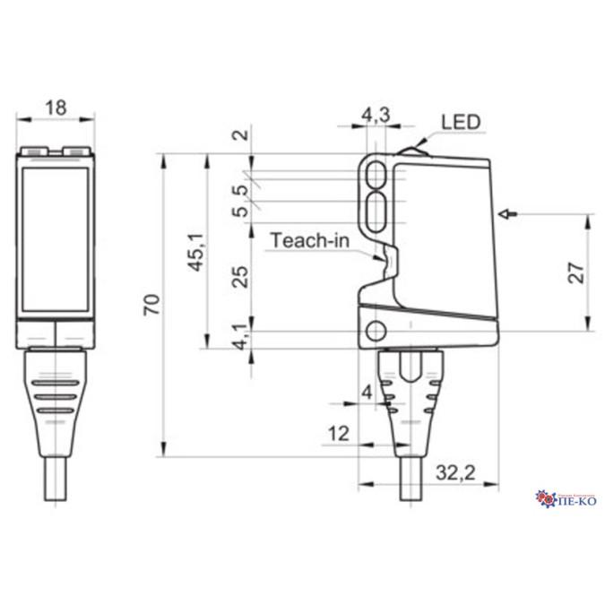 Оптичний датчик Baumer O500.ER-PV1T.72CU