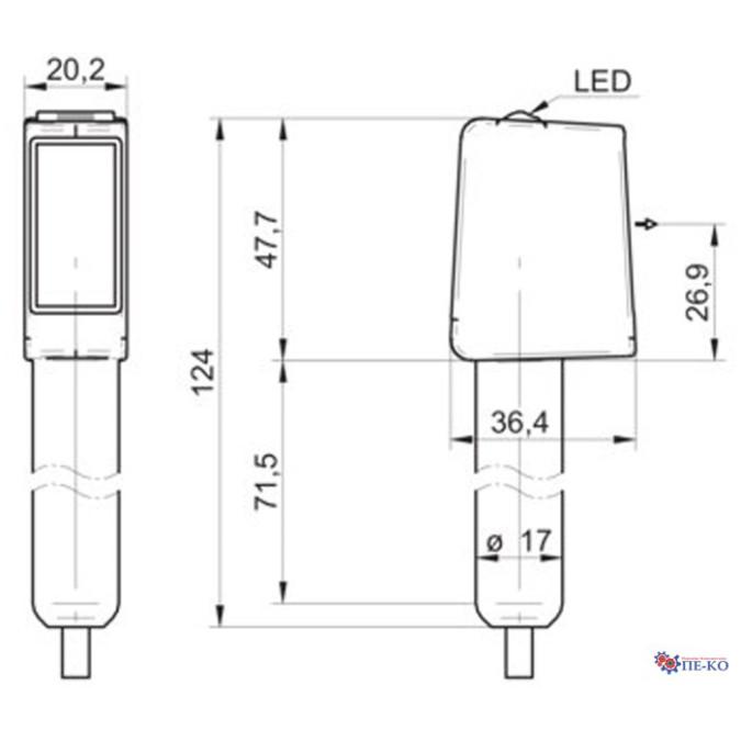 Оптичний датчик Baumer O500H.TR-ZZZZ.PVCV
