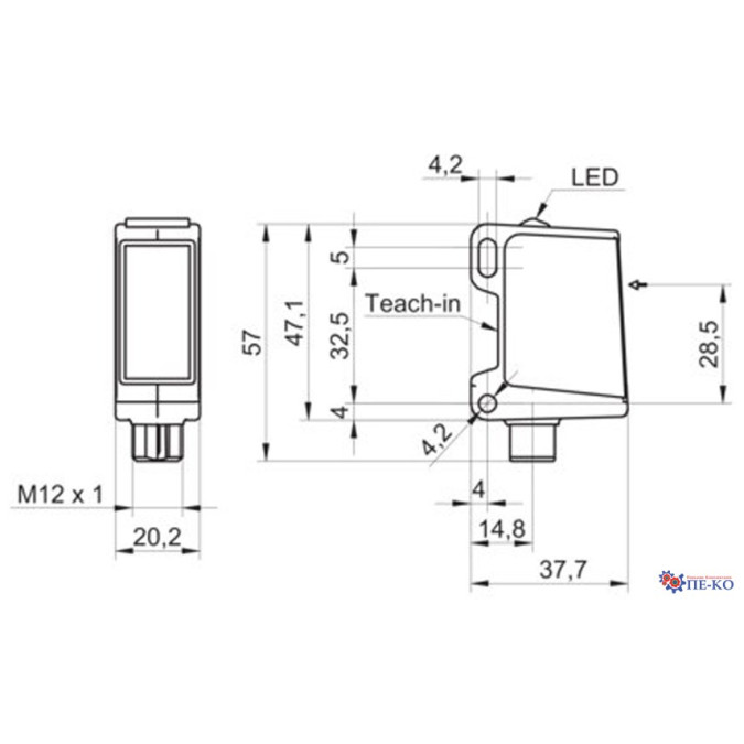 Оптичний датчик Baumer O500W.ER-GW1B.PVO