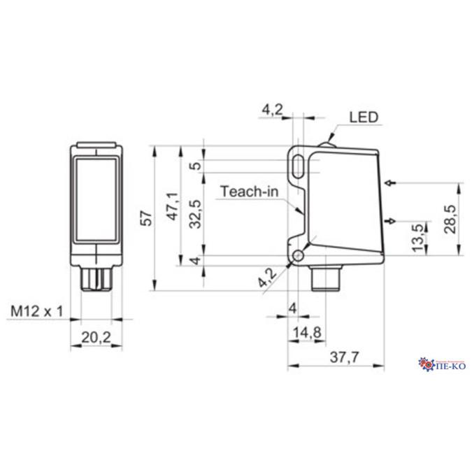 Оптичний датчик Baumer O500W.SP-GW1J.PVO