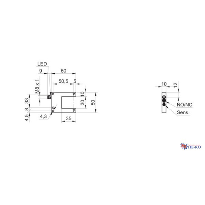 Щілинний датчик Baumer OG030U.R-GW1O.7VL