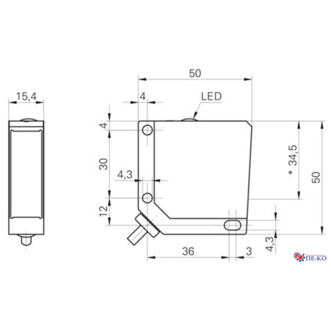 Оптичний датчик Baumer OHDM 16N5651