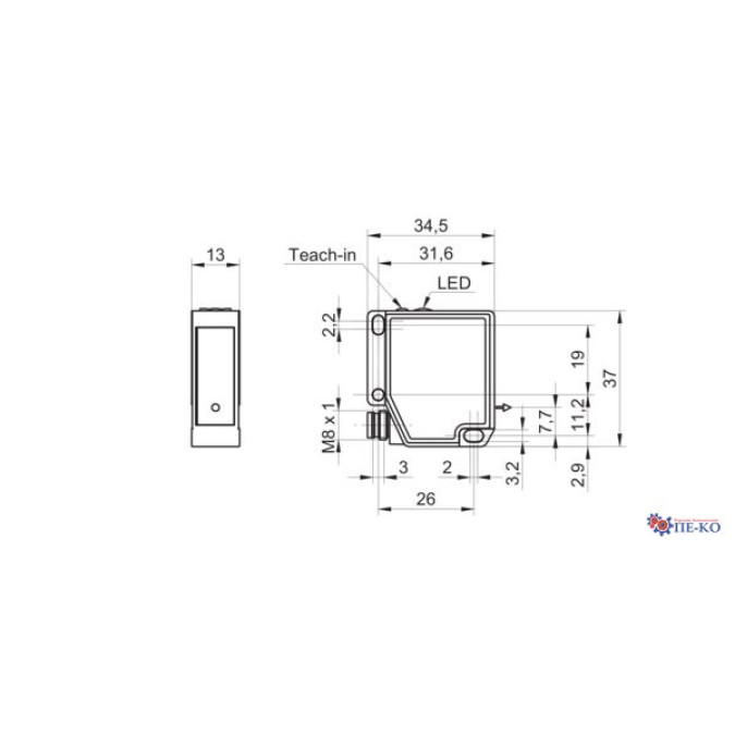 Датчик відстані Baumer OM20-P0026.HH.TXN