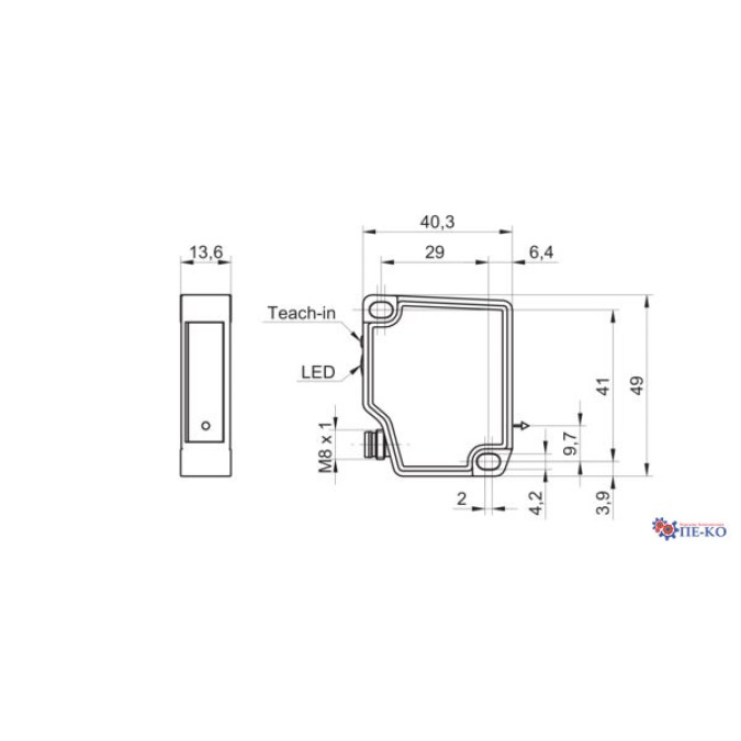 Датчик відстані Baumer OM30-L0550.HV.TXN