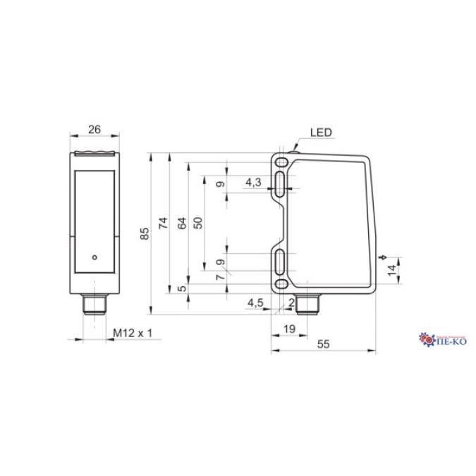 Датчик відстані Baumer OM70T-P0250.HH0240.VI