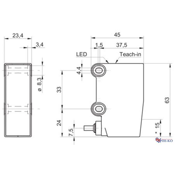 Оптичний датчик Baumer ONDK 25G6911