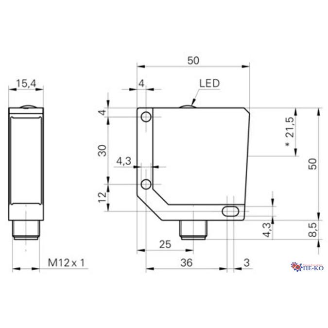 Оптичний датчик Baumer OPDM 16P5102/S14
