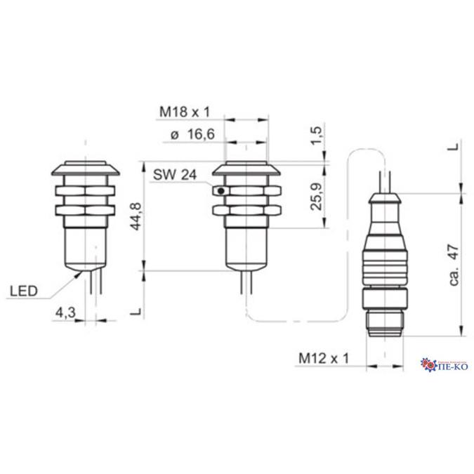 Оптичний датчик Baumer OR18.RR-PW1Z.71OV/0010