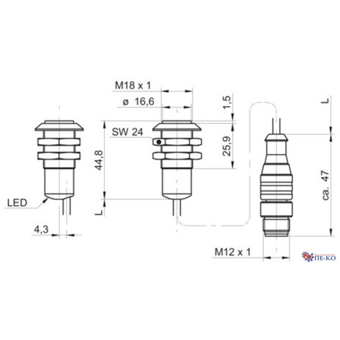 Оптичний датчик Baumer OR18.TI-ZZZZ.71OV/0010