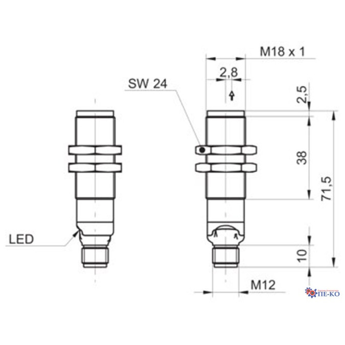 Оптичний датчик Baumer OR18.TL-ZZZP.7BO