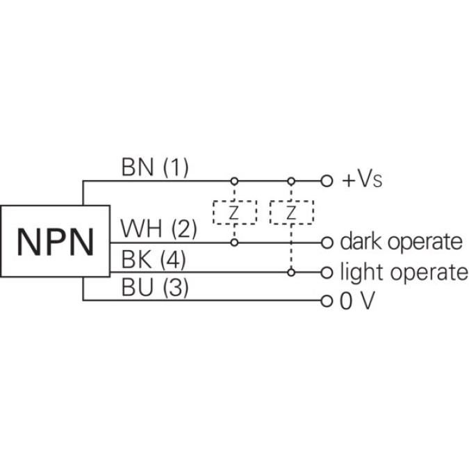 Оптичний датчик Baumer OT300.GL-NLNVT.72N
