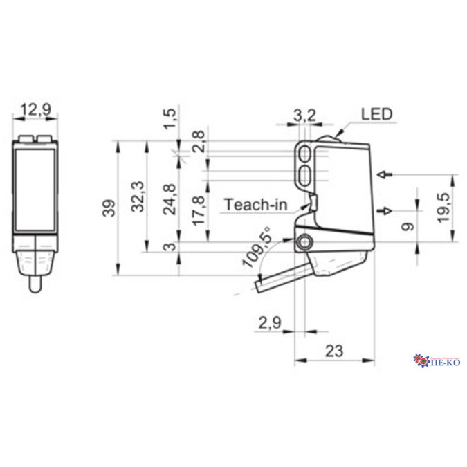 Оптичний датчик Baumer OT300.SL-PDPVT.72CU