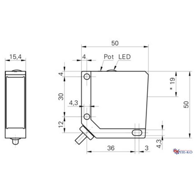 Датчик контрасту Baumer OZDM 16P1001
