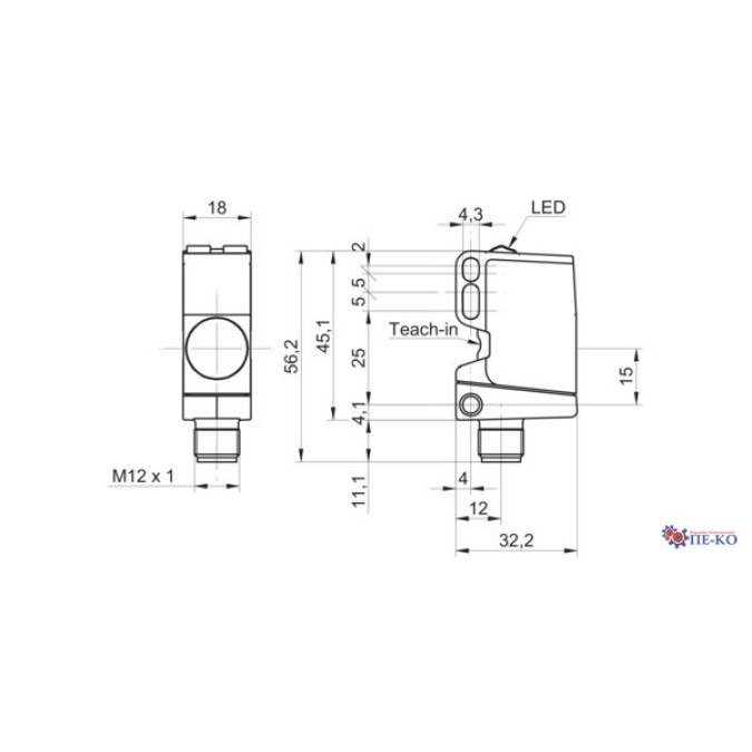 Ультразвуковий датчик Baumer U500.DA0.2-UAMJ.72F