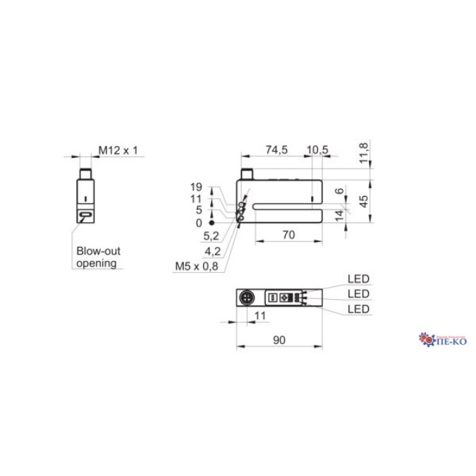 Датчик етикетки Baumer UL06-GP2J.7AF/H014