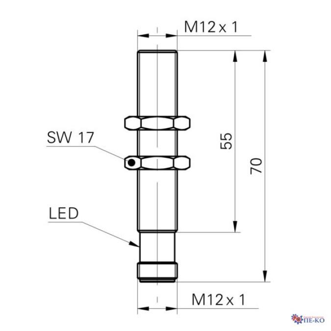 Ультразвуковий датчик Baumer UNAM 12I9912/S14
