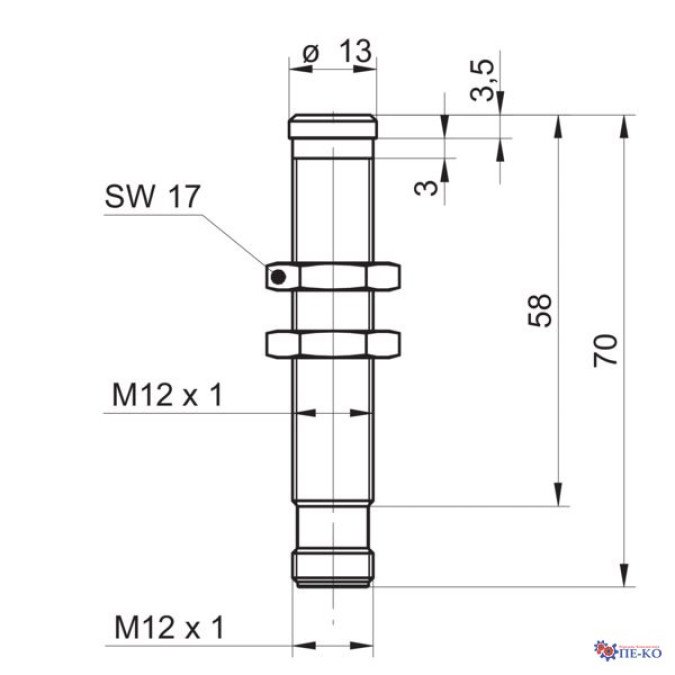 Ультразвуковий датчик Baumer UNAR 12I9914/S14H