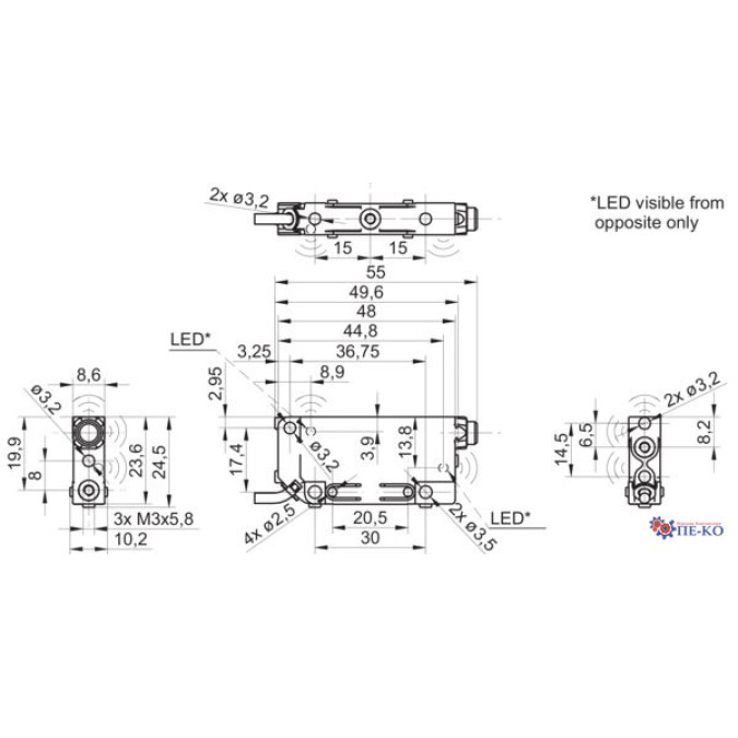Ультразвуковий датчик Baumer UNCK 09T9114