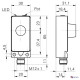 Ультразвуковий датчик Baumer UNDK 30U9103/S14