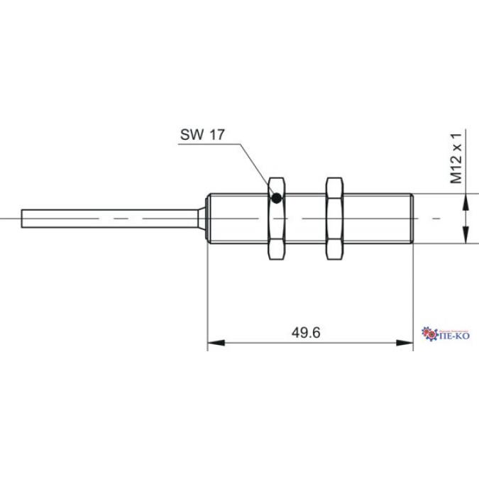 Ультразвуковий датчик Baumer UR12.P50-GP1C.7BCU
