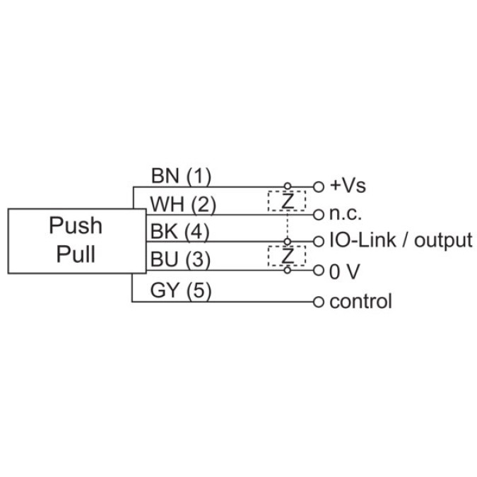 Ультразвуковий датчик Baumer UR12.P50-GP1C.7BF