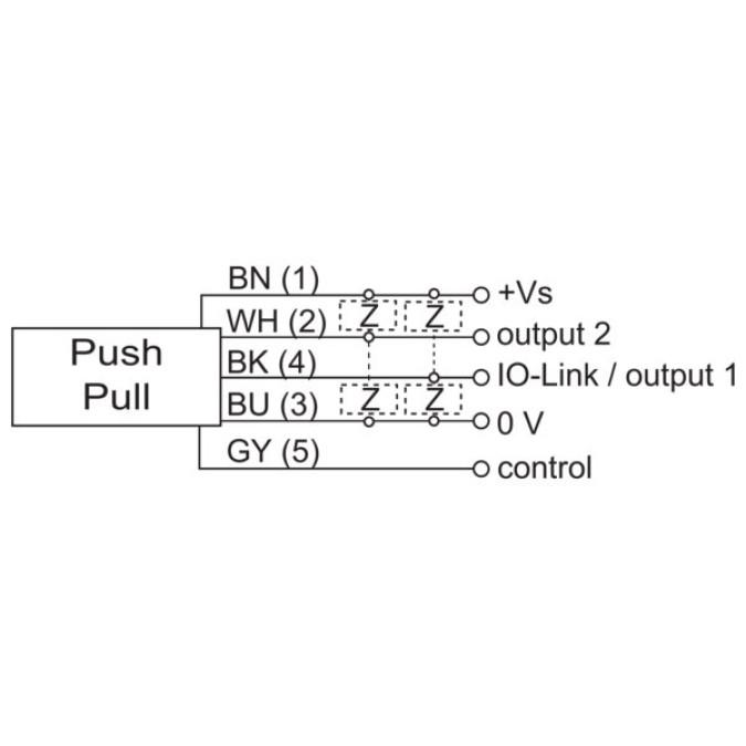 Ультразвуковий датчик Baumer UR12.P50-GP2C.7BF
