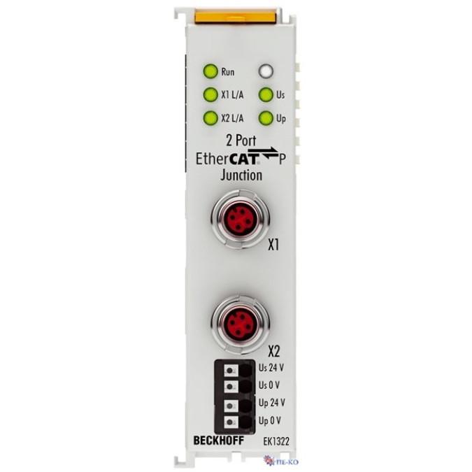 Шинний з'єднувач EtherCAT Beckhoff EK1322