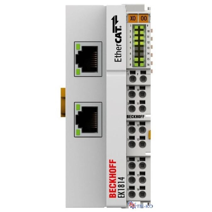 Шинний з'єднувач EtherCAT Beckhoff EK1814
