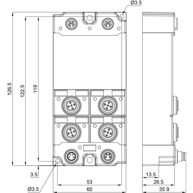 Модуль EtherCAT Beckhoff EP6224-3022