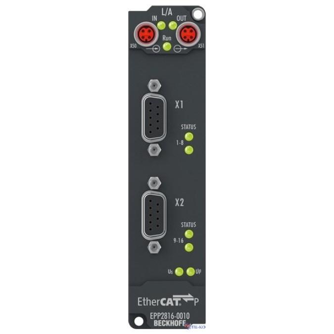 Модуль EtherCAT Beckhoff EPP2816-0010
