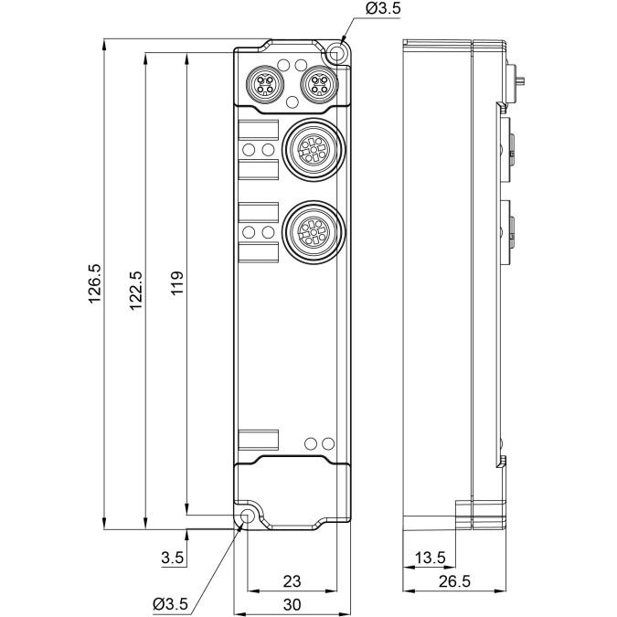 Модуль EtherCAT Beckhoff EPP4304-1002