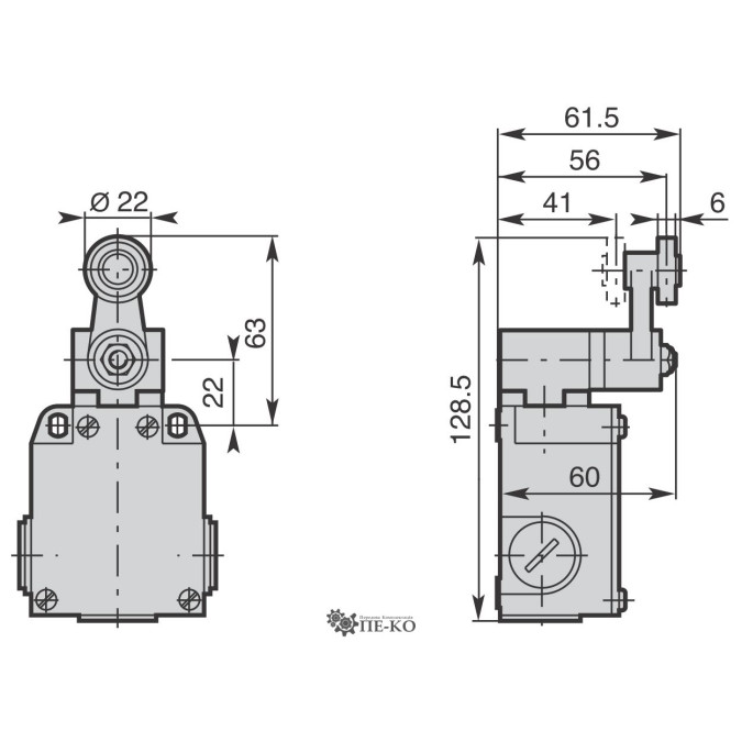 Кінцевий вимикач Comepi BM5M41Z11