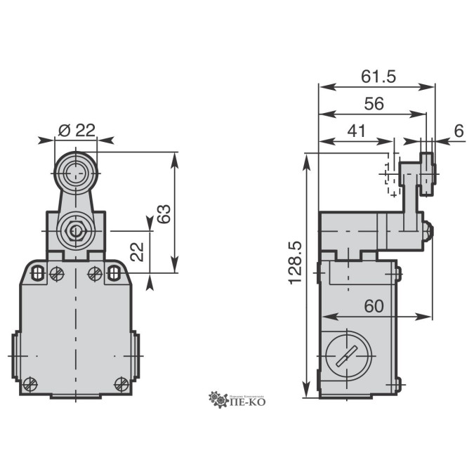 Кінцевий вимикач Comepi BM5M42Z11