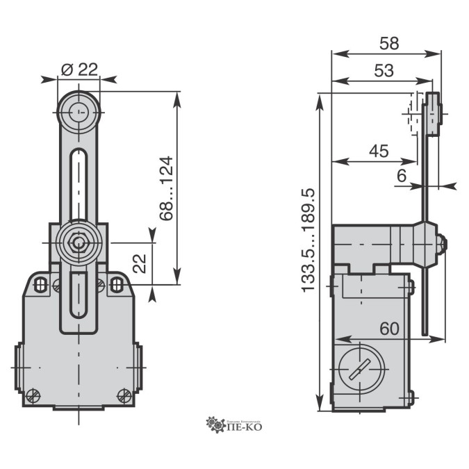 Кінцевий вимикач Comepi BM5M52Z11