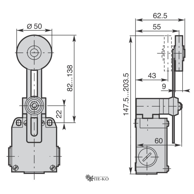 Кінцевий вимикач Comepi BM5M54Z11